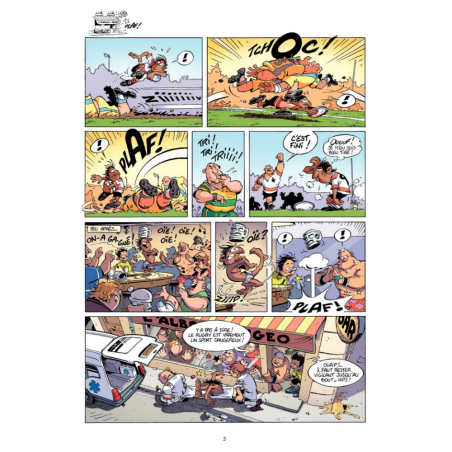 BD Les Rugbymen "En face, ils ont 15 bras et 15 jambes, comme nous !" Tome 8