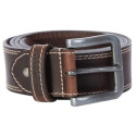 CEINTURE CUIR Marron fonce