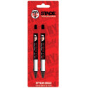 STYLO ROLLER AVEC 2 CARTOUCHES ENCRE all blacks