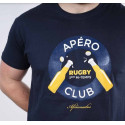 Tee shirt APÉRO CLUB Aficionados marine
