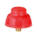 12 crampons nylon courts rouge 12/14 mm
