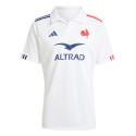 Maillot Réplica FFR Away 2024-25 Adidas blanc