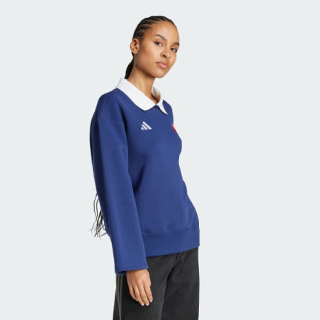 Sweat-shirt féminin Heritage XV de France Adidas