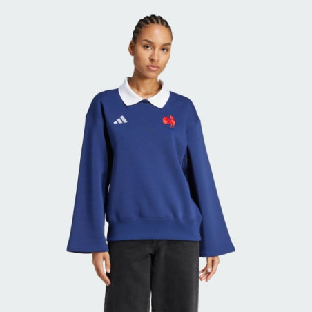 Sweat-shirt féminin Heritage XV de France Adidas