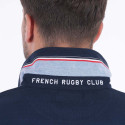 POLO MANCHES LONGUES  FRENCH RUGBY CLUB RUCKFIELD BLEU MARINE