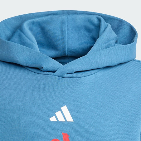 FFR HOODY adidas BLEU PETROLE