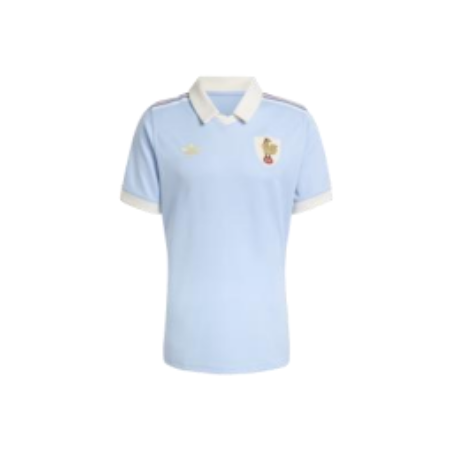 FFR 120 ANS MAILLOT H BLEU CIEL