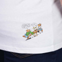 T SHIRT MANCHES COURTES ASTERIX RUCKFIELD BLANC
