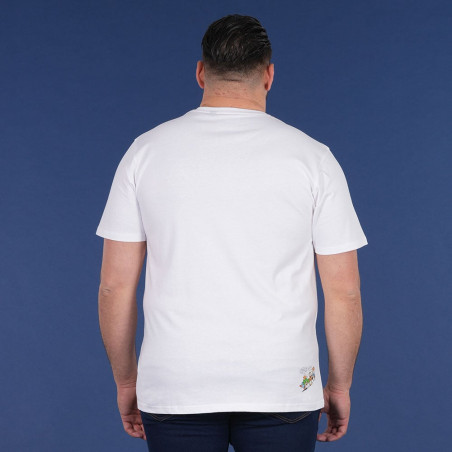 T SHIRT MANCHES COURTES ASTERIX RUCKFIELD BLANC