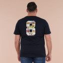 T SHIRT MANCHES COURTES ASTERIX RUCKFIELD BLEU MARINE