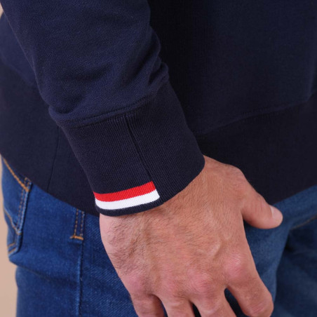 SWEAT SHIRT FRENCH RUGBY CLUB RUCKFIELD BLEU MARINE