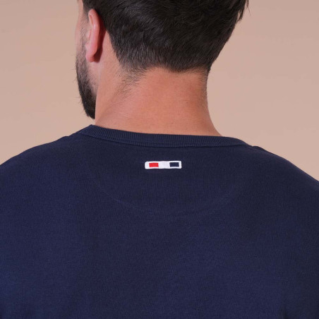 SWEAT SHIRT FRENCH RUGBY CLUB RUCKFIELD BLEU MARINE