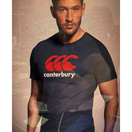 tee shirt MENS  logo canterbury