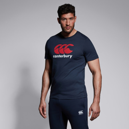 tee shirt MENS  logo canterbury
