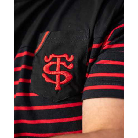 T-shirt Marinière la classique Religion Rugby Stade Toulousain