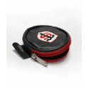 PORTE MONNAIE ROND 9CM NOIR Logo Stade Toulousain