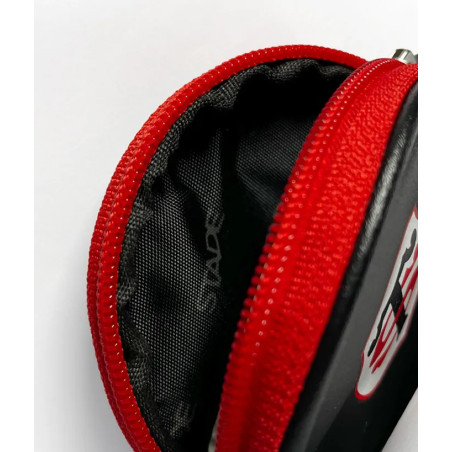PORTE MONNAIE ROND 9CM NOIR Logo Stade Toulousain