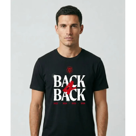 TEE SHIRT CHAMPIONS  Stade Toulousain Back 4 Back junior