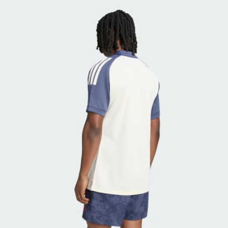Maillot D'Entraînement France Rugby Blanc Cassé Adidas
