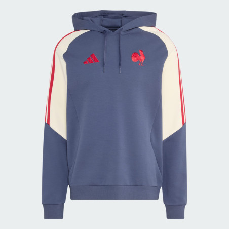 Sweat capuche France Rugby Bleu