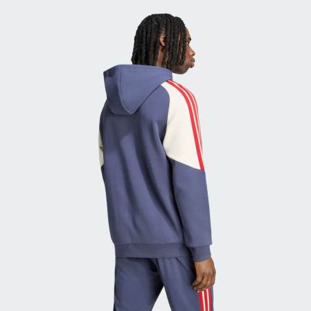 Sweat capuche France Rugby Bleu