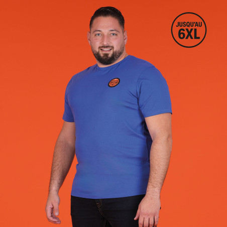T-SHIRT MANCHES COURTES RUCKFIELD BLEU