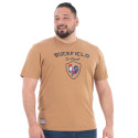 T-SHIRT MANCHES COURTES RUCKFIELD BEIGE FONCE