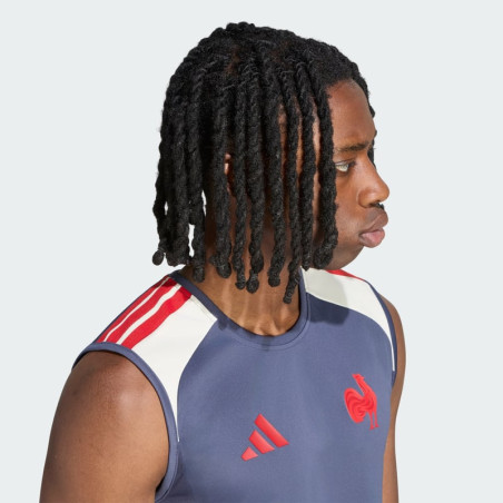 Débardeur France Rugby Bleu Marine adidas