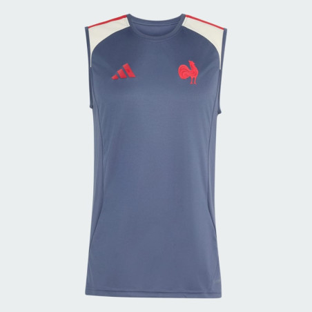 Débardeur France Rugby Bleu Marine adidas