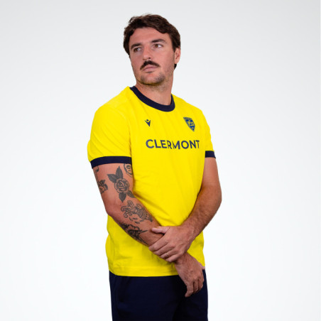 tee shirt jaune 26/27 ASM Clermont Auvergne