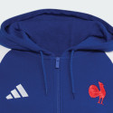 Sweat 1/4 Zippé France Rugby Bleu Roi Adidas