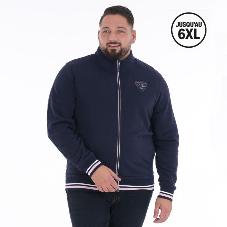 SWEAT ZIPPE RUCKFIELD BLEU MARINE