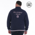 SWEAT ZIPPE RUCKFIELD BLEU MARINE