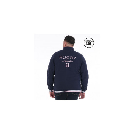 SWEAT ZIPPE RUCKFIELD BLEU MARINE
