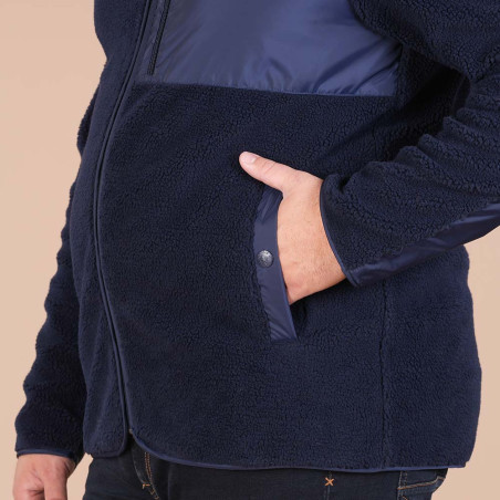 POLAIRE BI MATIERE RUCKFIELD BLEU MARINE