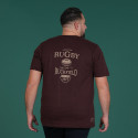 T-SHIRT MANCHES COURTES RUCKFIELD BORDEAUX