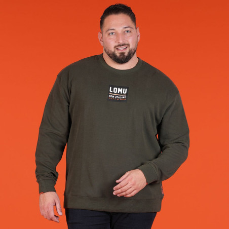 SWEAT COL ROND RUCKFIELD KAKI jona lomu