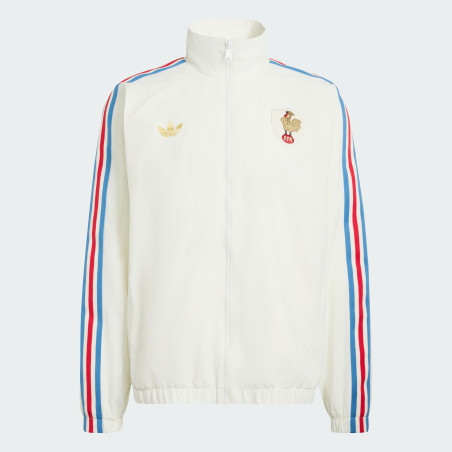 Veste des hymnes FFR 120 ANS BLANC adidas