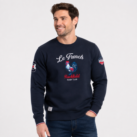 SWEAT COL ROND RUCKFIELD BLEU MARINE