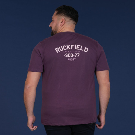 T-SHIRT MANCHES COURTES RUCKFIELD VIOLET
