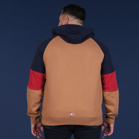 SWEAT CAPUCHE RUCKFIELD BEIGE FONCE