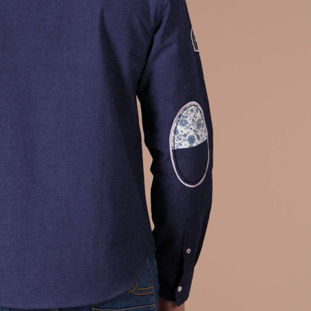 Chemise marine à manches longues Flowers of Rugby Ruckfield