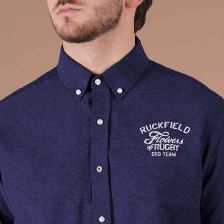 Chemise marine à manches longues Flowers of Rugby Ruckfield
