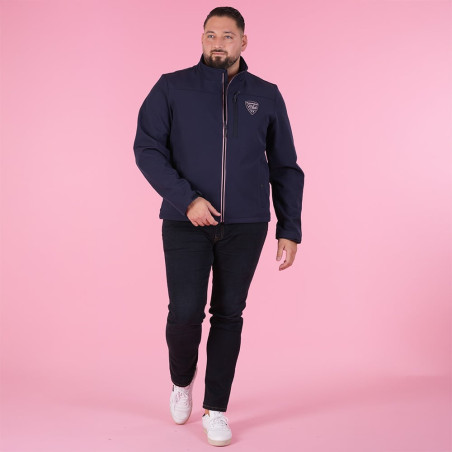 BLOUSON SOFTSHELL RUCKFIELD BLEU MARINE