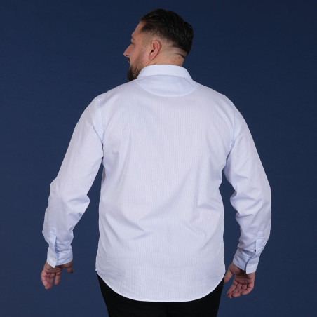 CHEMISE MANCHES LONGUES NO IRON RUCKFIELD BLANC