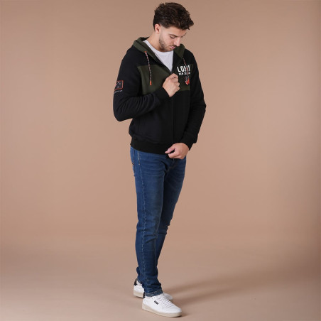 SWEAT CAPUCHE RUCKFIELD NOIR