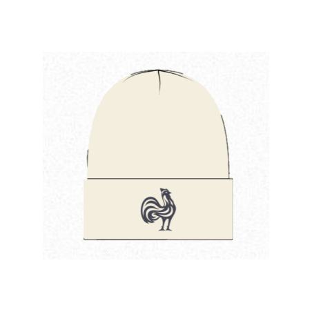 bonnet blanc FFR BEANIE Adidas