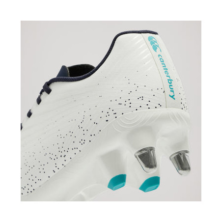 Chaussures  8 crampons Stampede  Groundbreak Canterbury blanc
