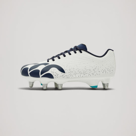 Chaussures  8 crampons Stampede  Groundbreak Canterbury blanc