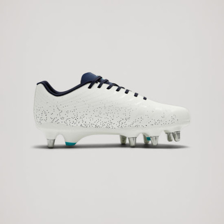 Chaussures  8 crampons Stampede  Groundbreak Canterbury blanc